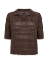 NÜ ETTA Top Strik Bluser 289 Brown