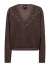 NÜ EUGENIA Bluse Strik Strik 289 Brown Mix