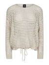 NÜ EVALINA Strikbluse Bluser 112 Bone