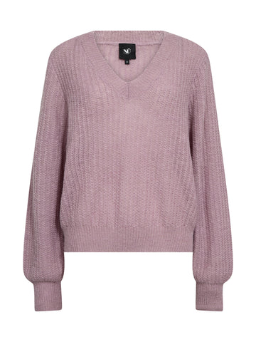 NÜ "EVANGELINE Bluse strik" Strik 608 Rose