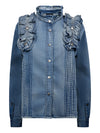 NÜ EVREN Skjorte Skjorter 486 Denim