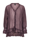 NÜ FELINE Blouse Bluser 630 Plum