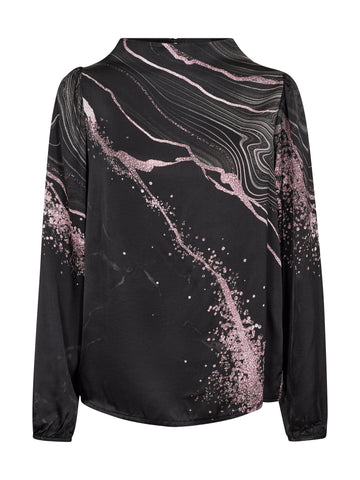 NÜ FIA blouse Bluser Sort mix