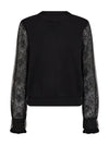 NÜ FIE blouse knit Strik Sort