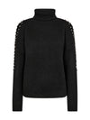 NÜ FIORA blouse knit Strik Sort