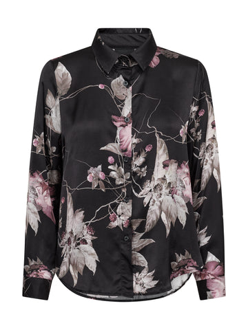 NÜ FLEUR bluse Skjorter Sort mix