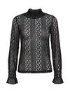 NÜ FLORA bluse Bluser Sort
