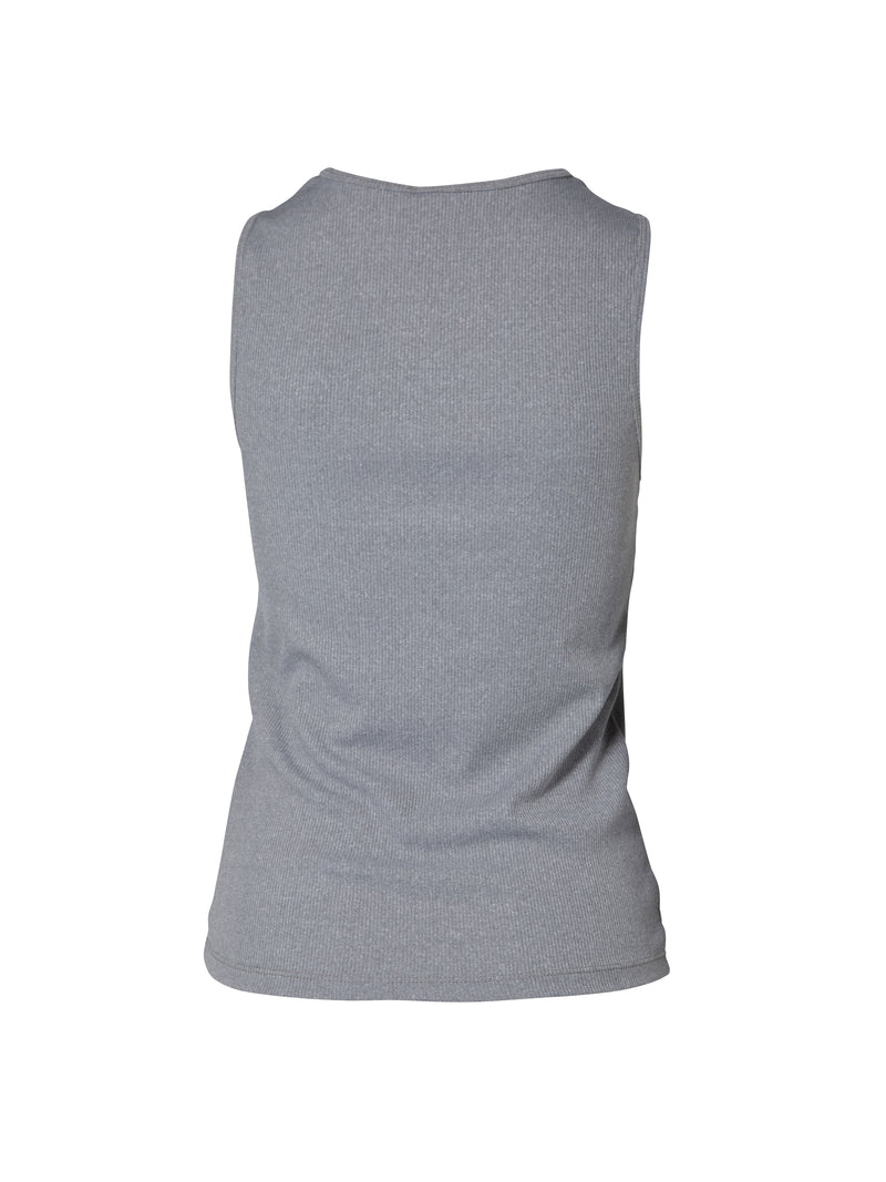 NÜ LUNA blondetop Toppe og T-shirts 900 Grey melange