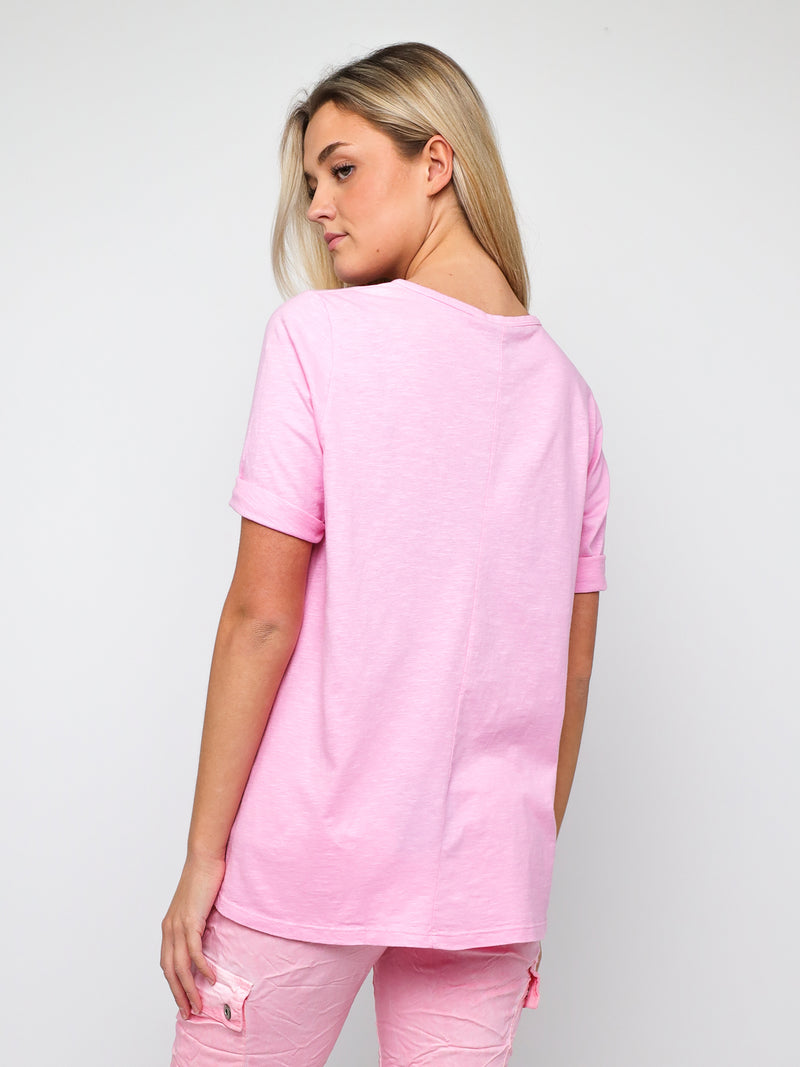 NÜ OAKLEE oversize t-shirt Toppe og T-shirts 635 Pink