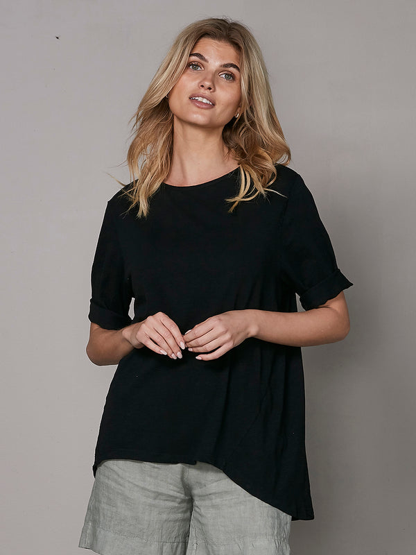 NÜ OAKLEE oversize t-shirt Toppe og t-shirts Sort