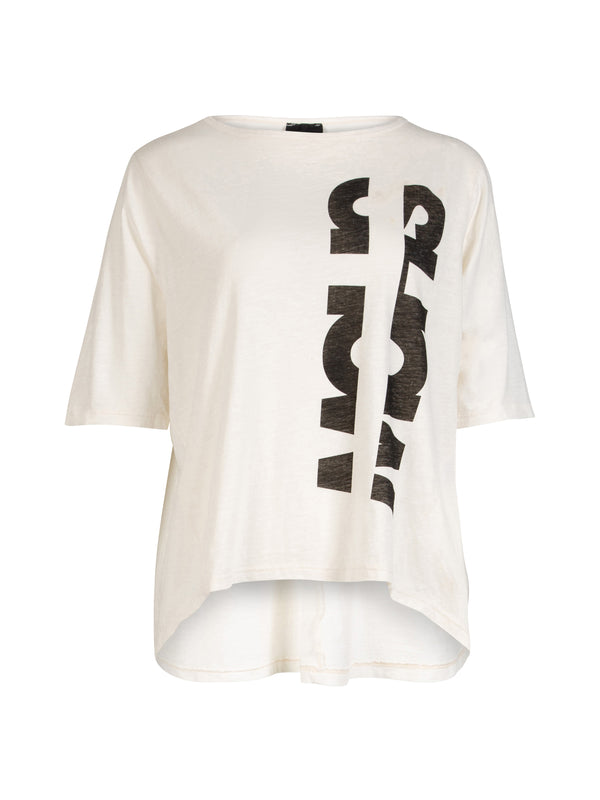 NÜ OAKLEE oversize t-shirt Toppe og t-shirts 110 Creme