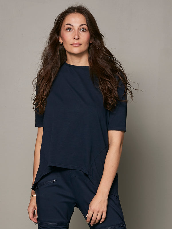 NÜ OAKLEE oversize t-shirt Toppe og t-shirts 482 Classic Navy