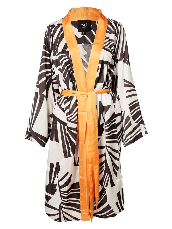 NÜ PENNY mønsteret kimono Kjoler Sort mix