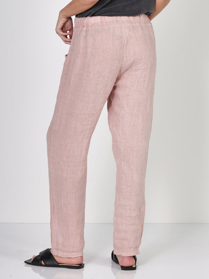 NÜ POLETTE hør bukser Bukser 603 Ash Rose