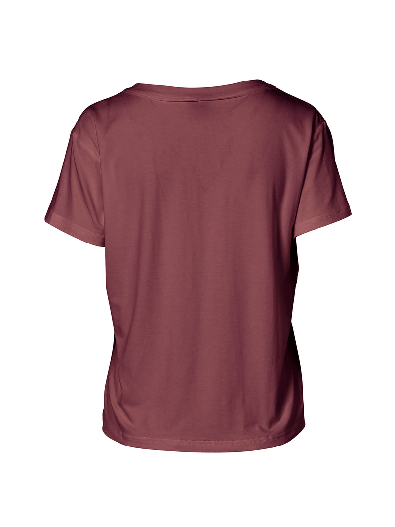 NÜ RUTH t-shirt Toppe og t-shirts 692 Dark plum