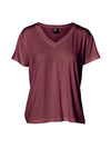 NÜ RUTH t-shirt Toppe og t-shirts 692 Dark plum