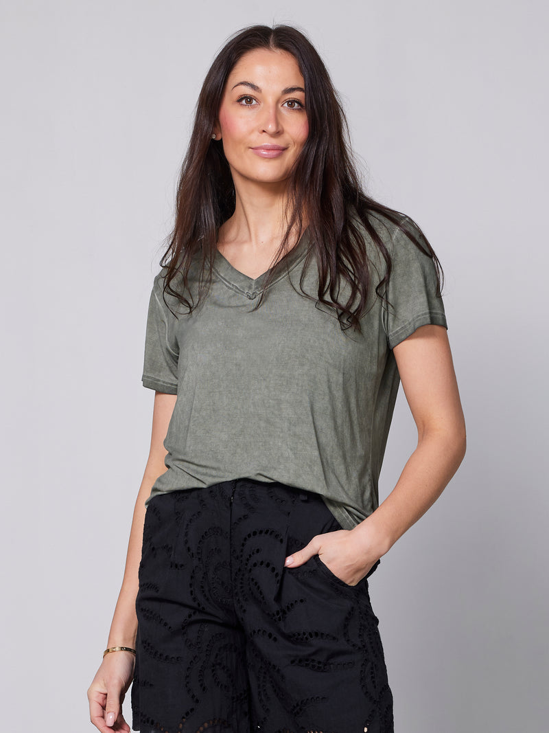 NÜ RUTH t-shirt Toppe og t-shirts 316 Olive