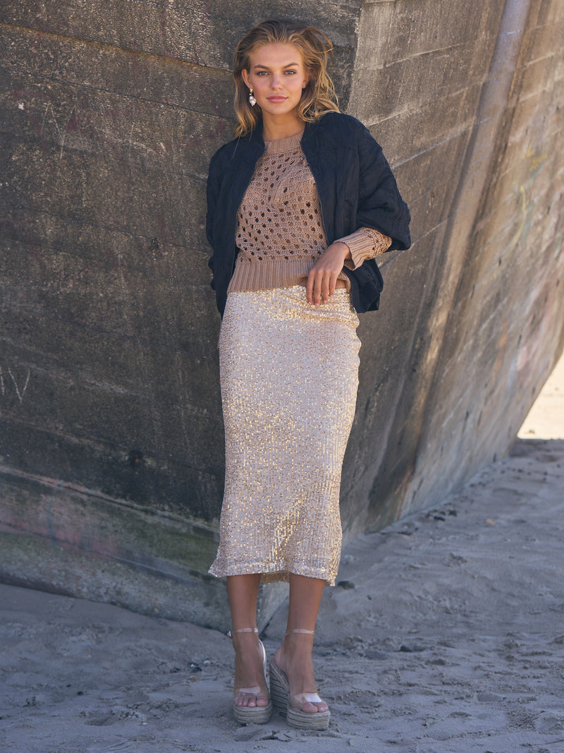 NÜ TABIA nederdel med pailletter  Nederdele 125 Seasand