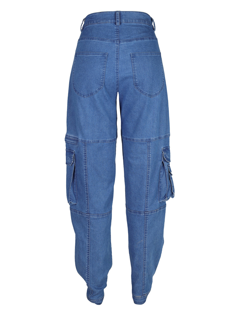 NÜ TAIA bukser  Bukser 481 Denim blue