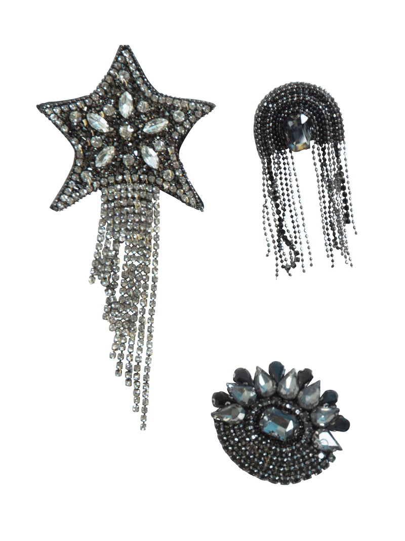 NÜ TANITA broche 3 styks Accessories 022 Silver mix 