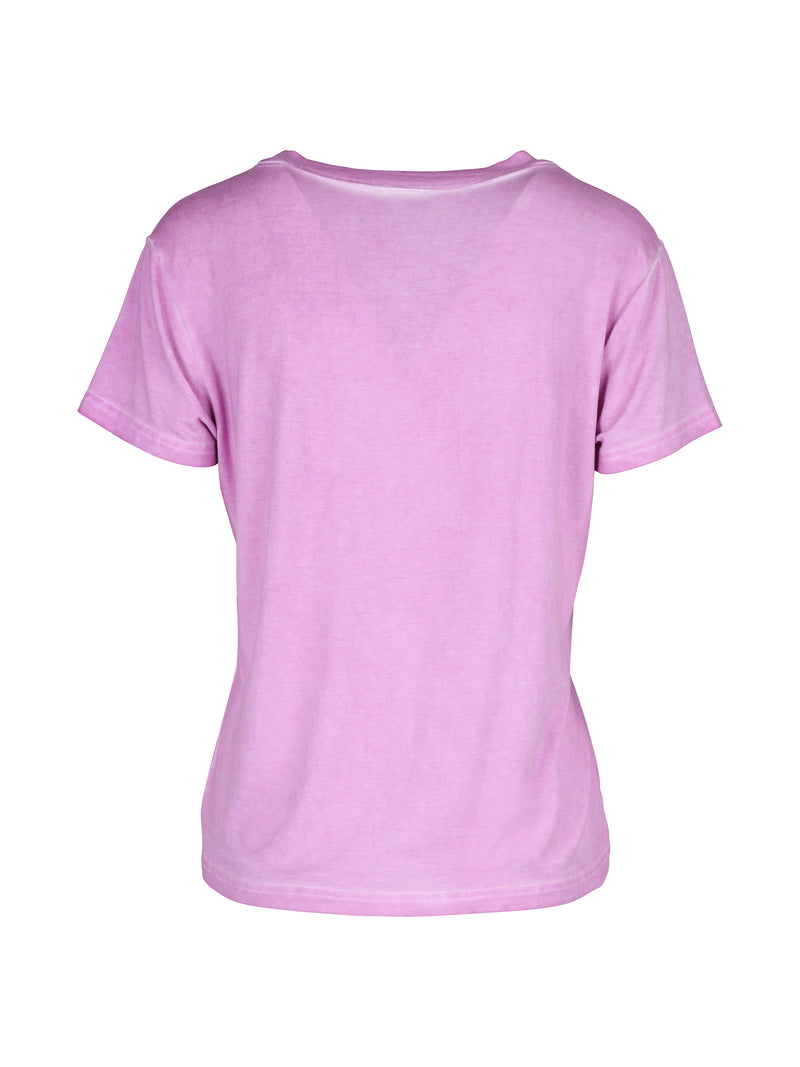 NÜ TENNA t-shirt med V-udskæring Toppe og T-shirts 634 Pink Mist