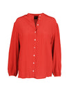 NÜ TIPPIE skjorte med stribede detaljer Skjorter 627 Bright red