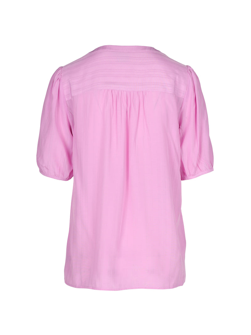 NÜ TIPPIE top med stribede detaljer Toppe og T-shirts 634 Pink Mist