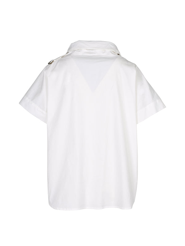 NÜ TRACY top med spænde Toppe og T-shirts Sort