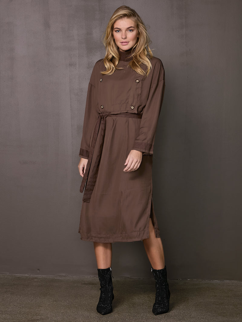 NÜ VIBEKE kjole Kjoler 224 Dark Brown