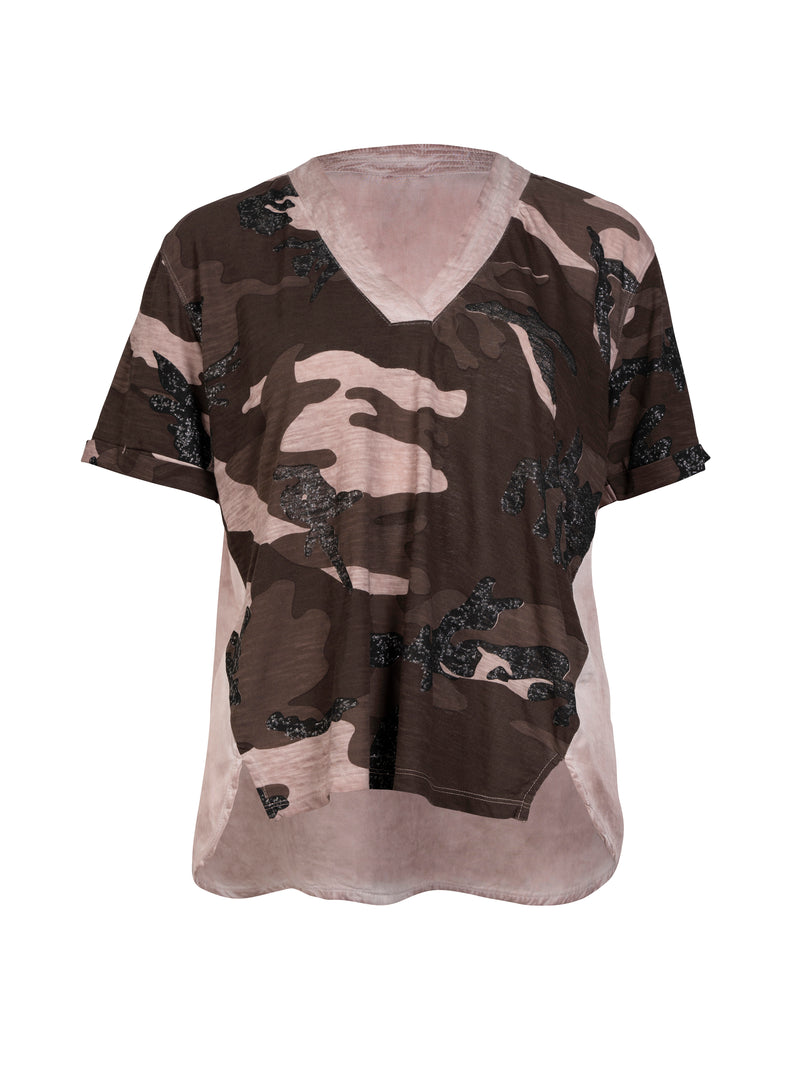 NÜ VILJA t-shirt Toppe og t-shirts 224 Dark Brown mix