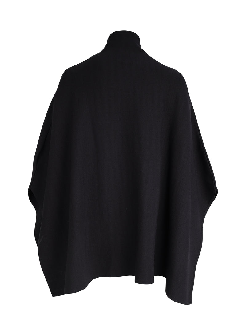 NÜ XIAO poncho Ponchos Sort