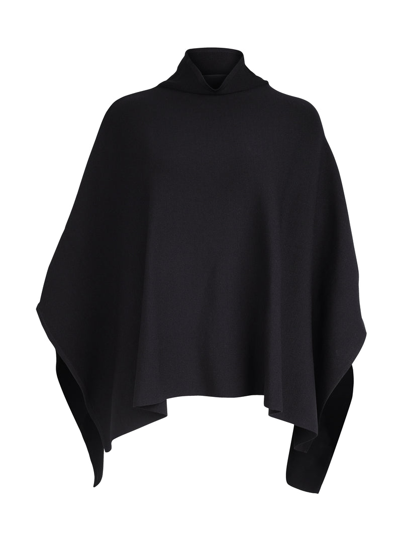 NÜ XIAO poncho Ponchos Sort