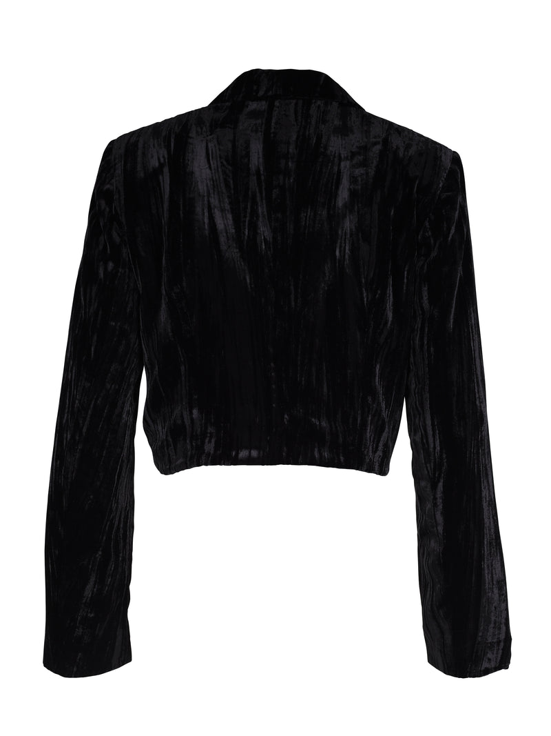 NÜ XING kort blazer Blazere Sort