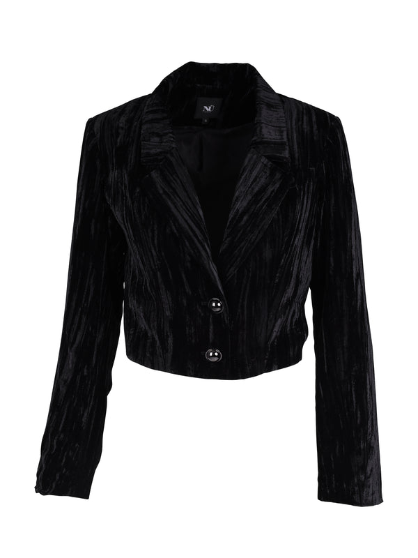 NÜ XING kort blazer Blazere Sort