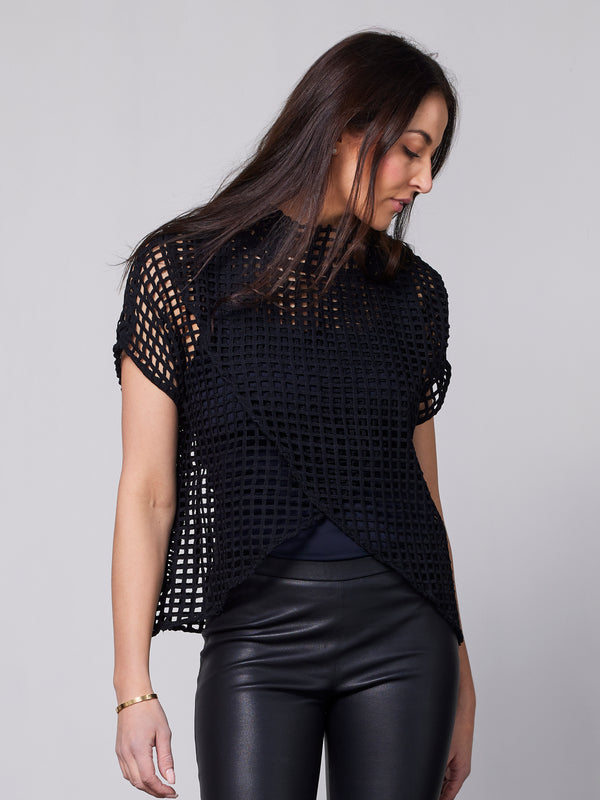 NÜ YARA top Toppe og t-shirts Sort
