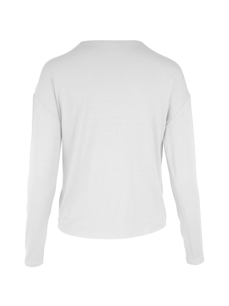 NÜ YASMI langærmet t-shirt Toppe og t-shirts 110 Creme