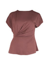 NÜ YASMI top Toppe og t-shirts 685 Berry red