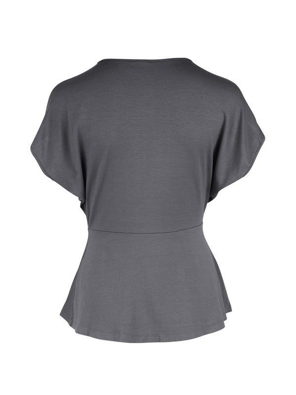 NÜ YASMI top Toppe og t-shirts 987 dark grey