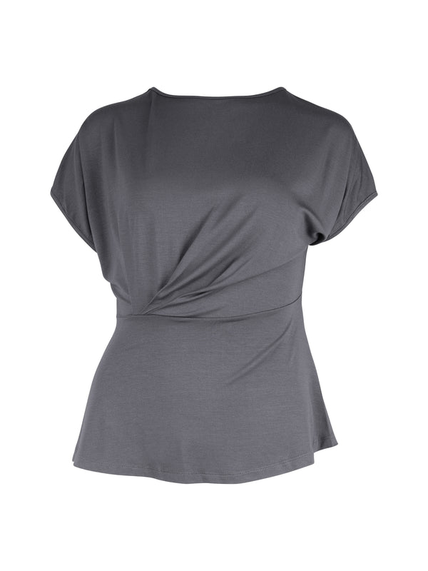 NÜ YASMI top Toppe og t-shirts 987 dark grey