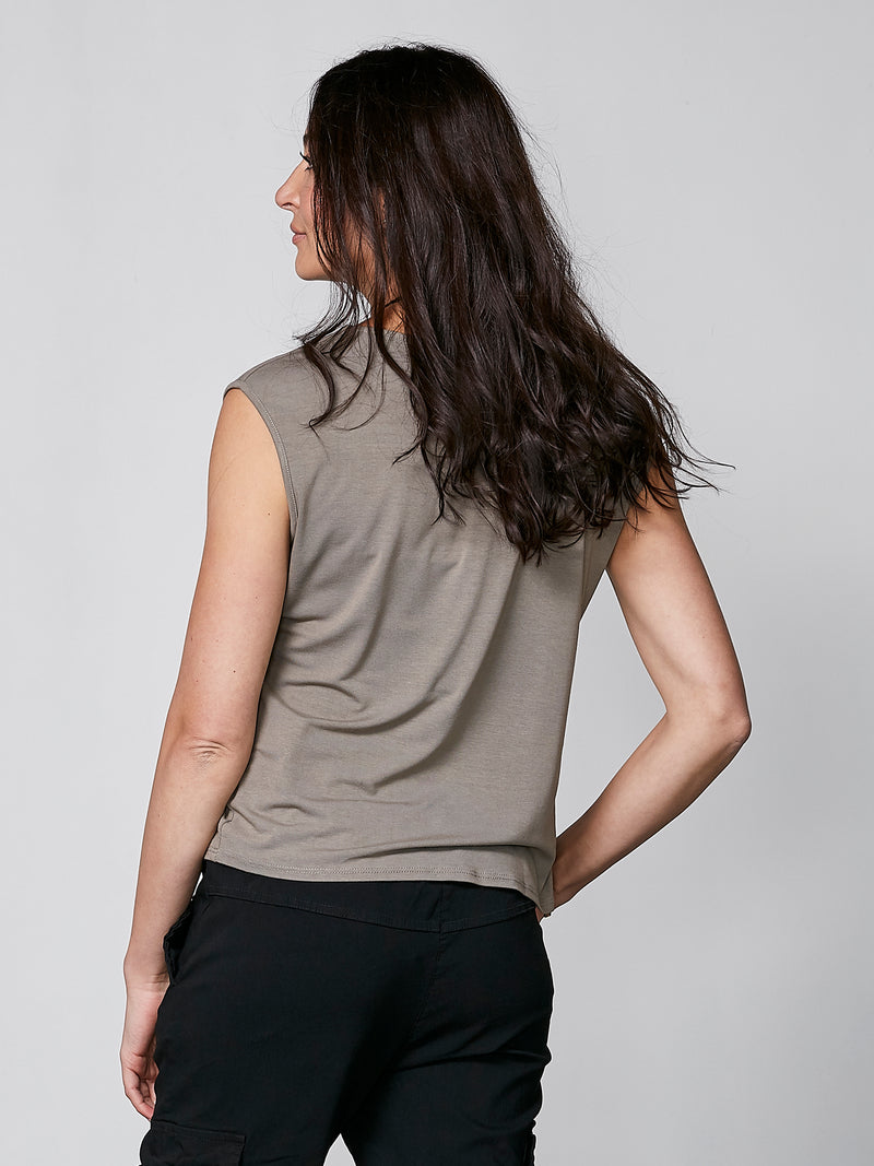 NÜ YASMI top Toppe og t-shirts 230 Mud