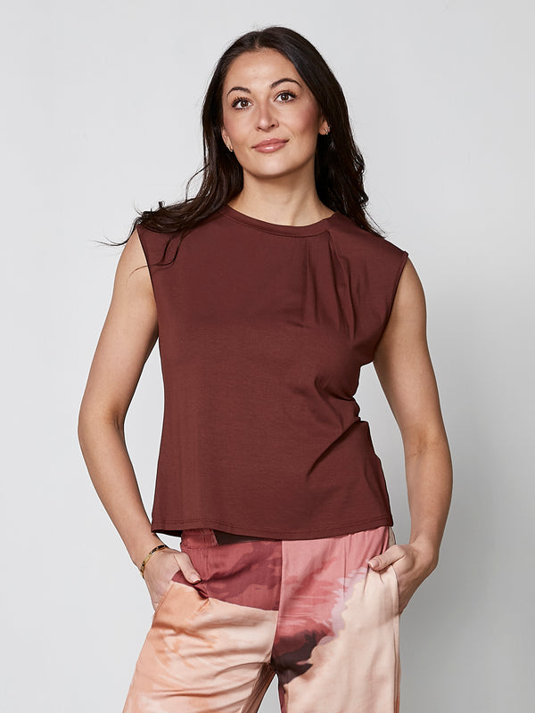 NÜ YASMI top Toppe og t-shirts 685 Berry red