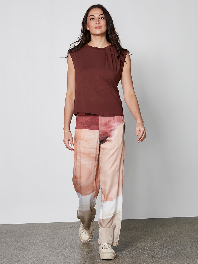 NÜ YASMI top Toppe og t-shirts 685 Berry red