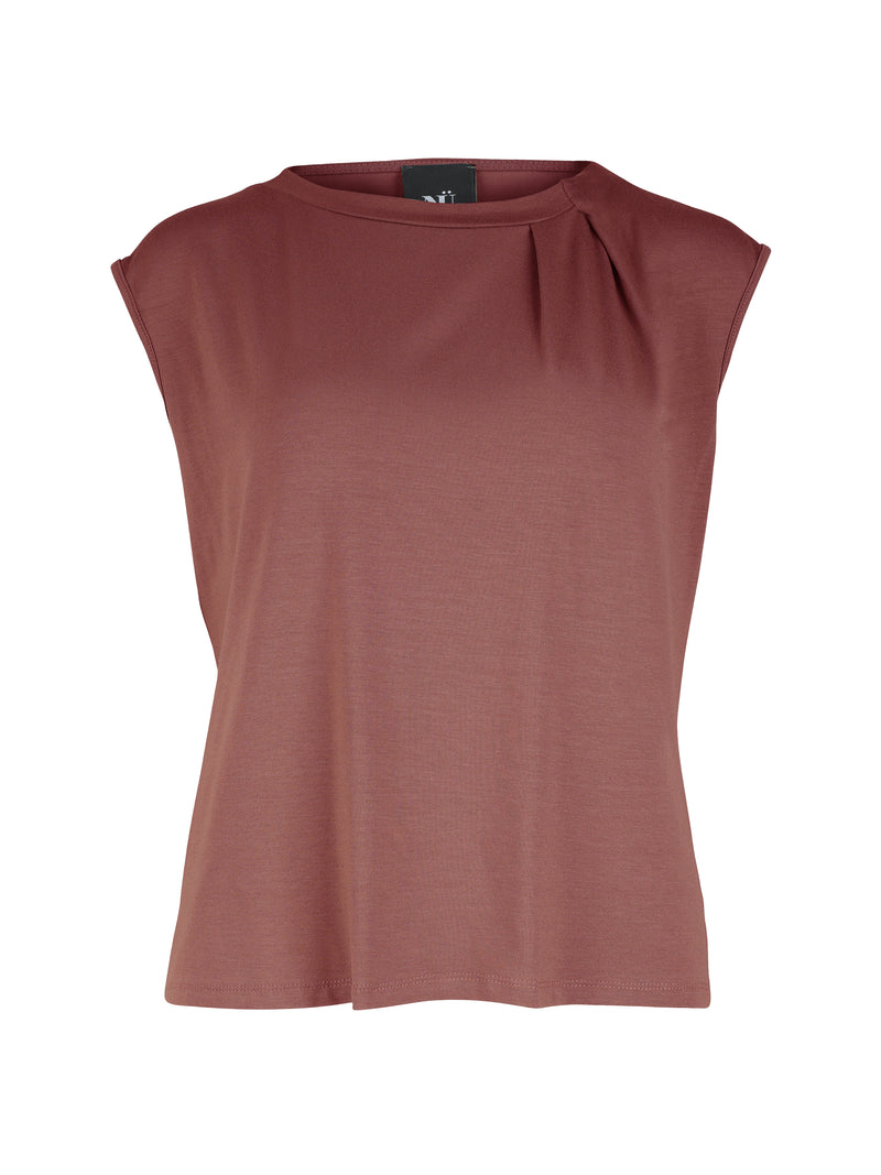 NÜ YASMI top Toppe og t-shirts 685 Berry red