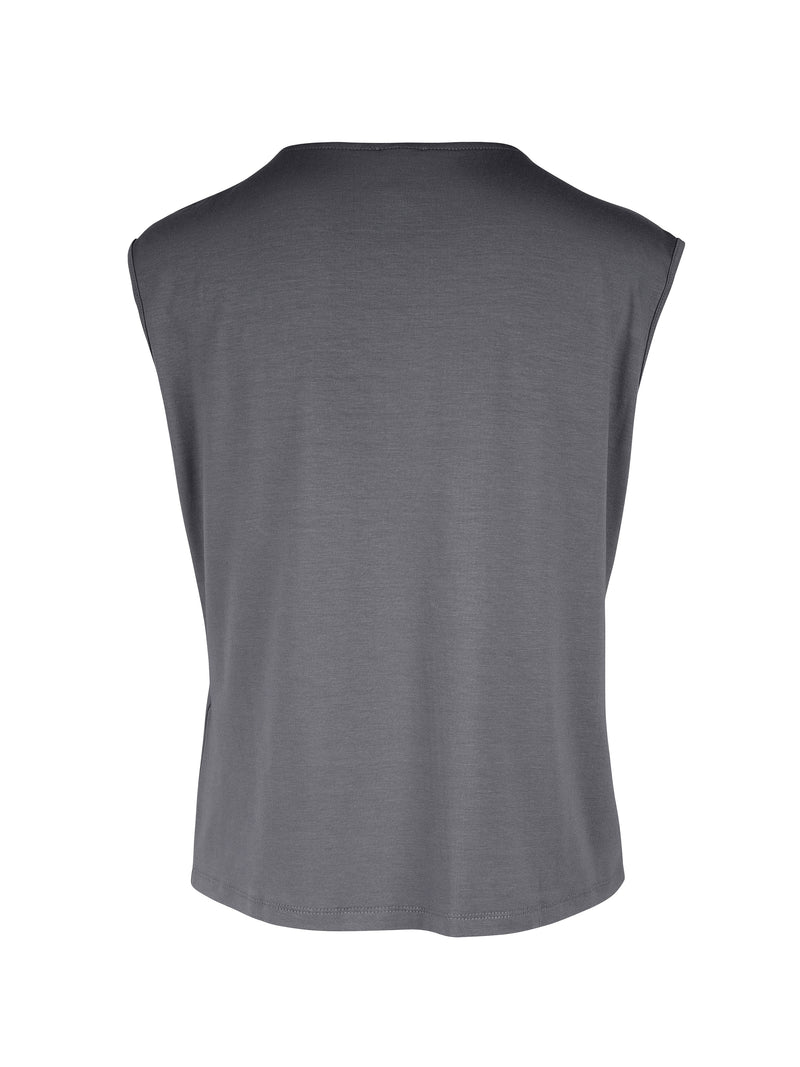 NÜ YASMI top Toppe og t-shirts 987 dark grey