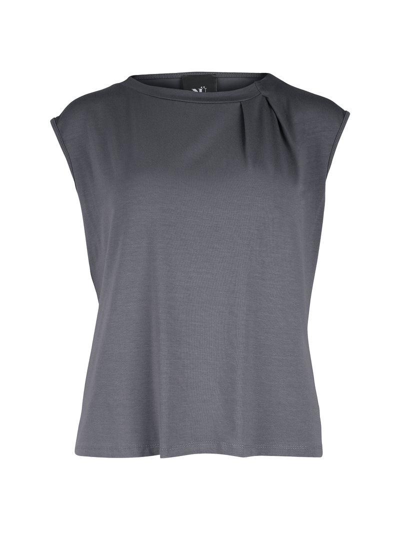 NÜ YASMI top Toppe og t-shirts 987 dark grey