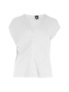NÜ YASMI v-hals t-shirt Toppe og t-shirts 110 Creme