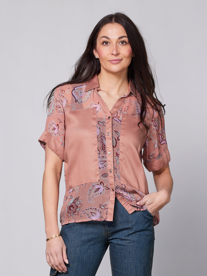 NÜ YDUN shirt Skjorter 646 Peach Puff mix