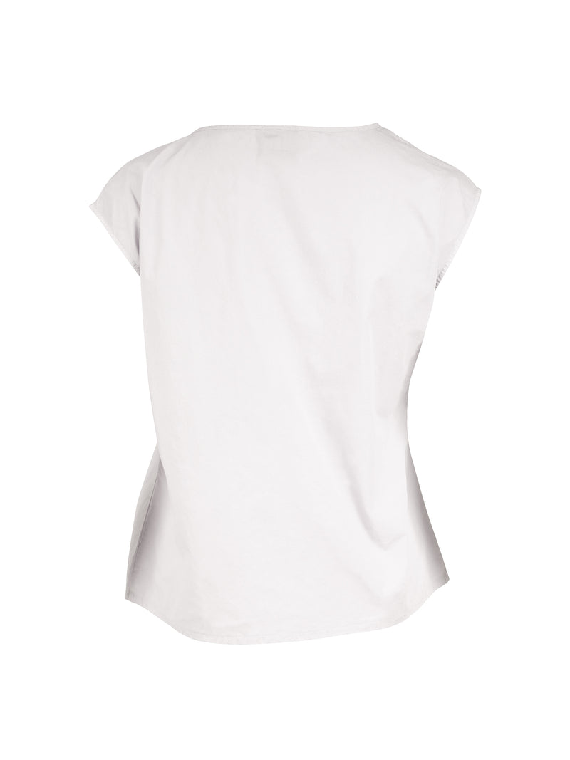 NÜ YELDA draperet top Bluser 110 Creme