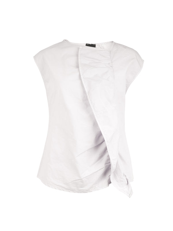 NÜ YELDA draperet top Bluser 110 Creme