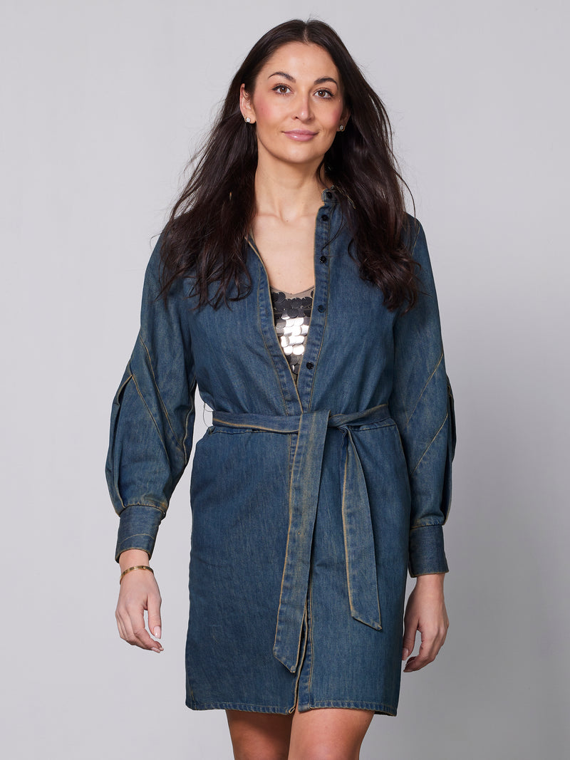 NÜ YENNY kjole Kjoler 481 Denim blue